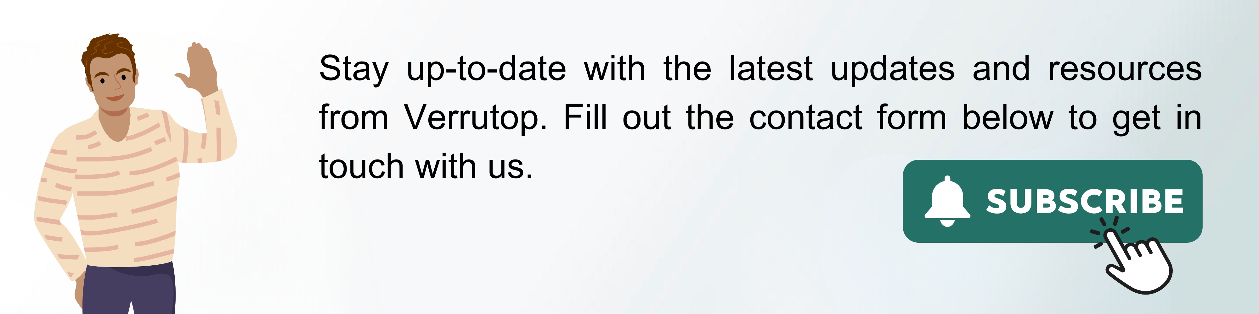 Verrutop newsletter banner